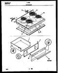 Diagram for 04 - Cooktop And Drawer Parts