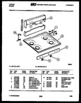 Diagram for 02 - Backguard And Cooktop Parts