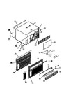 Diagram for 21 - Cabinet, Front (`b` Cabinet Models)