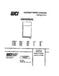 Diagram for 01 - Top Mount Refrigerator