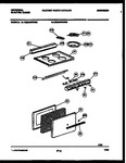 Diagram for 02 - Backguard, Cooktop And Door Parts