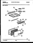 Diagram for 02 - Backguard, Cooktop And Door Parts