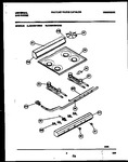 Diagram for 02 - Backguard, Cooktop And Burner Parts