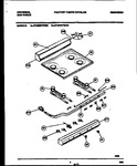 Diagram for 02 - Backguard, Cooktop And Burner Parts