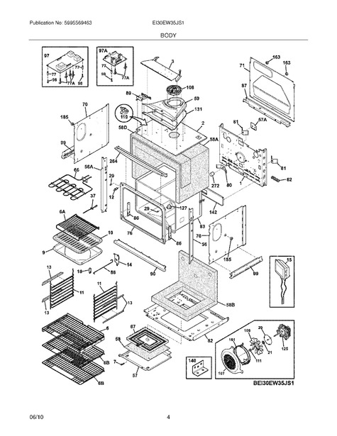 Frigidaire EI30EW35JS1 Parts List | Coast Appliance Parts