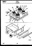 Diagram for 04 - Cooktop And Drawer Parts