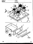 Diagram for 04 - Cooktop And Drawer Parts