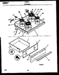 Diagram for 04 - Cooktop And Drawer Parts