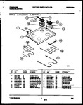 Diagram for 05 - Cooktop And Broiler Parts