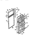 Diagram for 02 - Food And Freezer Doors