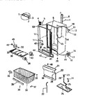 Diagram for 03 - Cabinet, Shelves, Divider, Fan Asse