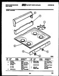 Diagram for 02 - Backguard And Cooktop Parts