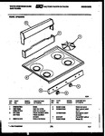 Diagram for 02 - Backguard And Cooktop Parts