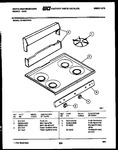 Diagram for 02 - Backguard And Cooktop Parts