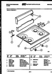 Diagram for 02 - Backguard And Cooktop Parts