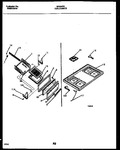 Diagram for 05 - Cooktop And Broiler Drawer Parts