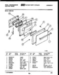 Diagram for 05 - Lower Oven Door Parts