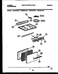 Diagram for 02 - Backguard, Cooktop And Door Parts