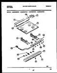 Diagram for 02 - Backguard, Cooktop And Burner Parts