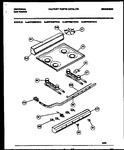 Diagram for 02 - Backguard, Cooktop And Burner Parts