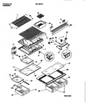 Diagram for 04 - Shelves, Controls, Divider, Mullion