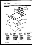 Diagram for 03 - Cooktop And Broiler Parts