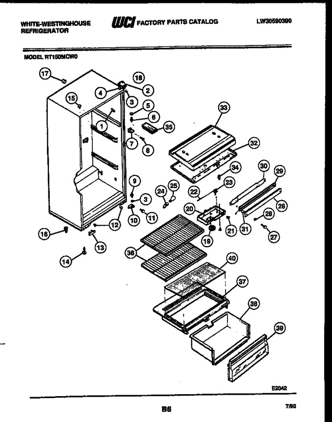 Electrolux 08010035 | Coast Appliance Parts