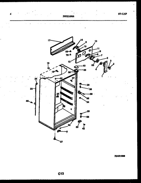 Frigidaire RT153MCW1 Parts List | Coast Appliance Parts