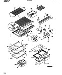 Diagram for 04 - Shelves, Controls, Divider, Mullion