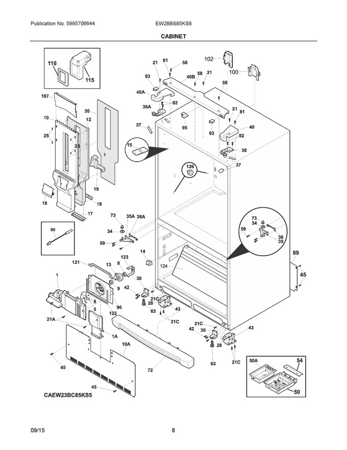 Electrolux 241509402 | Coast Appliance Parts