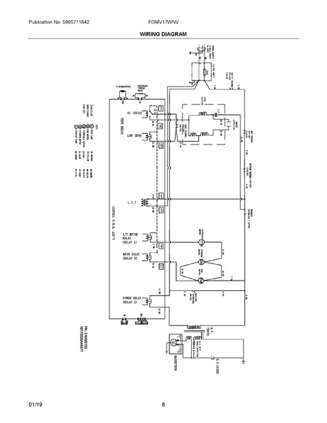 Frigidaire FGMV17WNVFA Parts List | Coast Appliance Parts