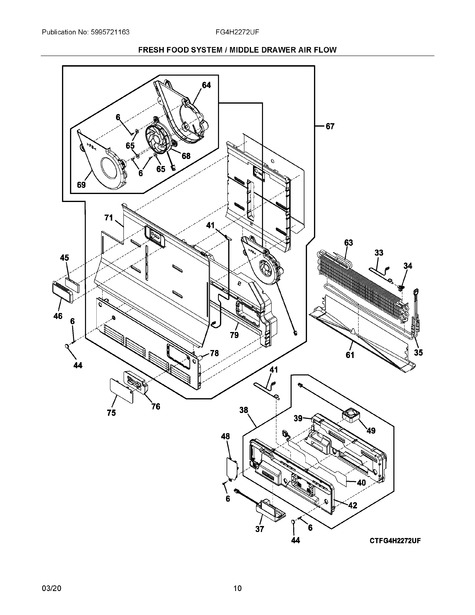 Frigidaire FG4H2272UF Parts List | Coast Appliance Parts