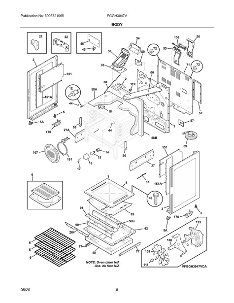 frigidaire fggh3047vfb