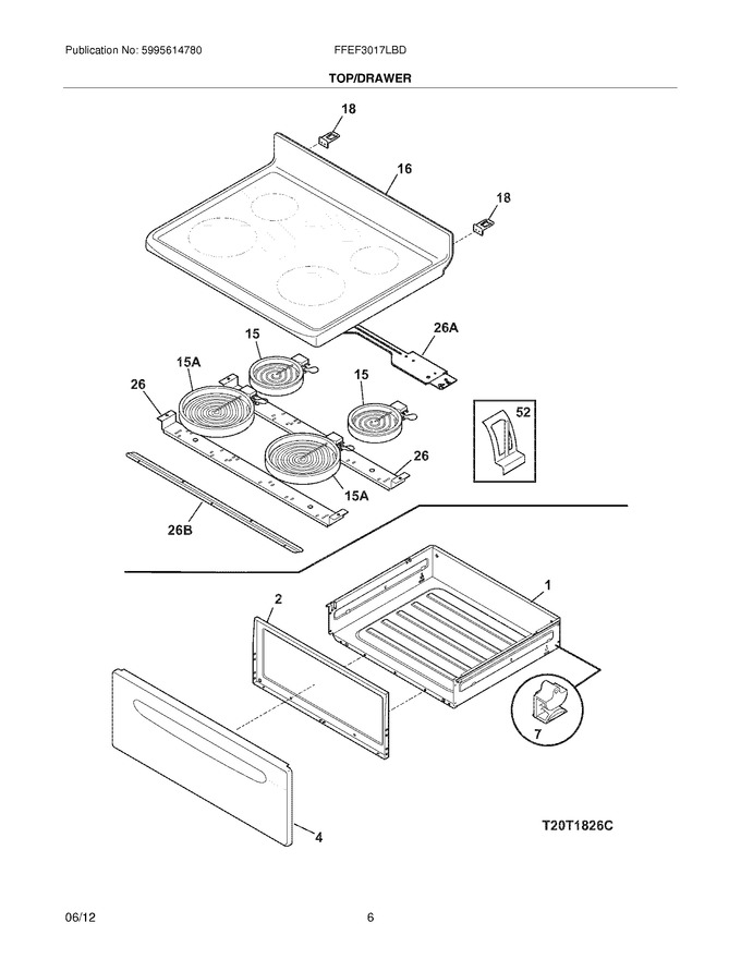 Electrolux 316531976 SMOOTH COOKTOP | Coast Appliance Parts