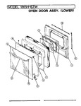 Diagram for 04 - Oven Door Assy. (lower)