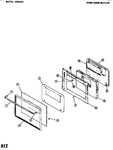 Diagram for 04 - Oven Door Section