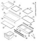 Diagram for 08 - Shelves & Accessories