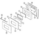 Diagram for 03 - Door (upper & Lower)