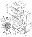 Diagram for 03 - Oven/body