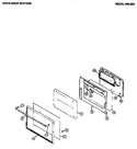 Diagram for 04 - Oven Door Section