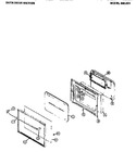 Diagram for 04 - Oven Door Section