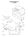 Diagram for 03 - Freezer Liner Parts