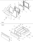 Diagram for 05 - Oven Door And Storage Drawer