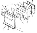 Diagram for 07 - Oven Door, Frameless