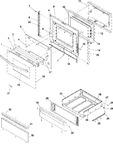 Diagram for 04 - Oven Door And Storage Drawer