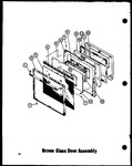 Diagram for 01 - Brown Glass Door Assy