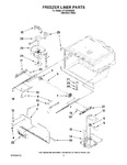 Diagram for 06 - Freezer Liner Parts