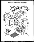 Diagram for 04 - Main Top And Oven Assy