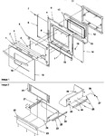 Diagram for 07 - Oven Door & Storage Drawer