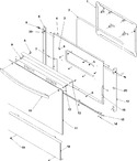 Diagram for 04 - Oven Door And Decorative Panel